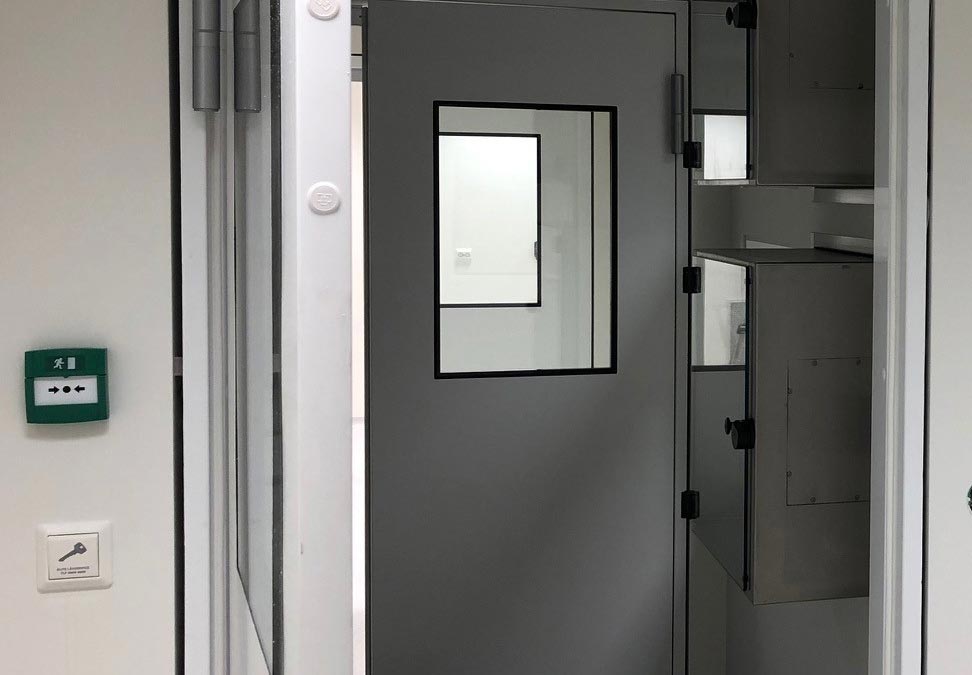 Image of a new production unit with clean rooms.