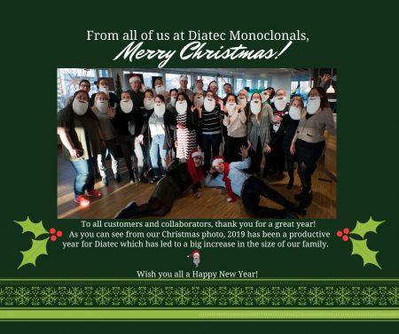 Holiday Greetings from Diatec Monoclonals